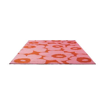 Dywan Unikko outdoor - Pink-orange, 160x230 cm - Marimekko
