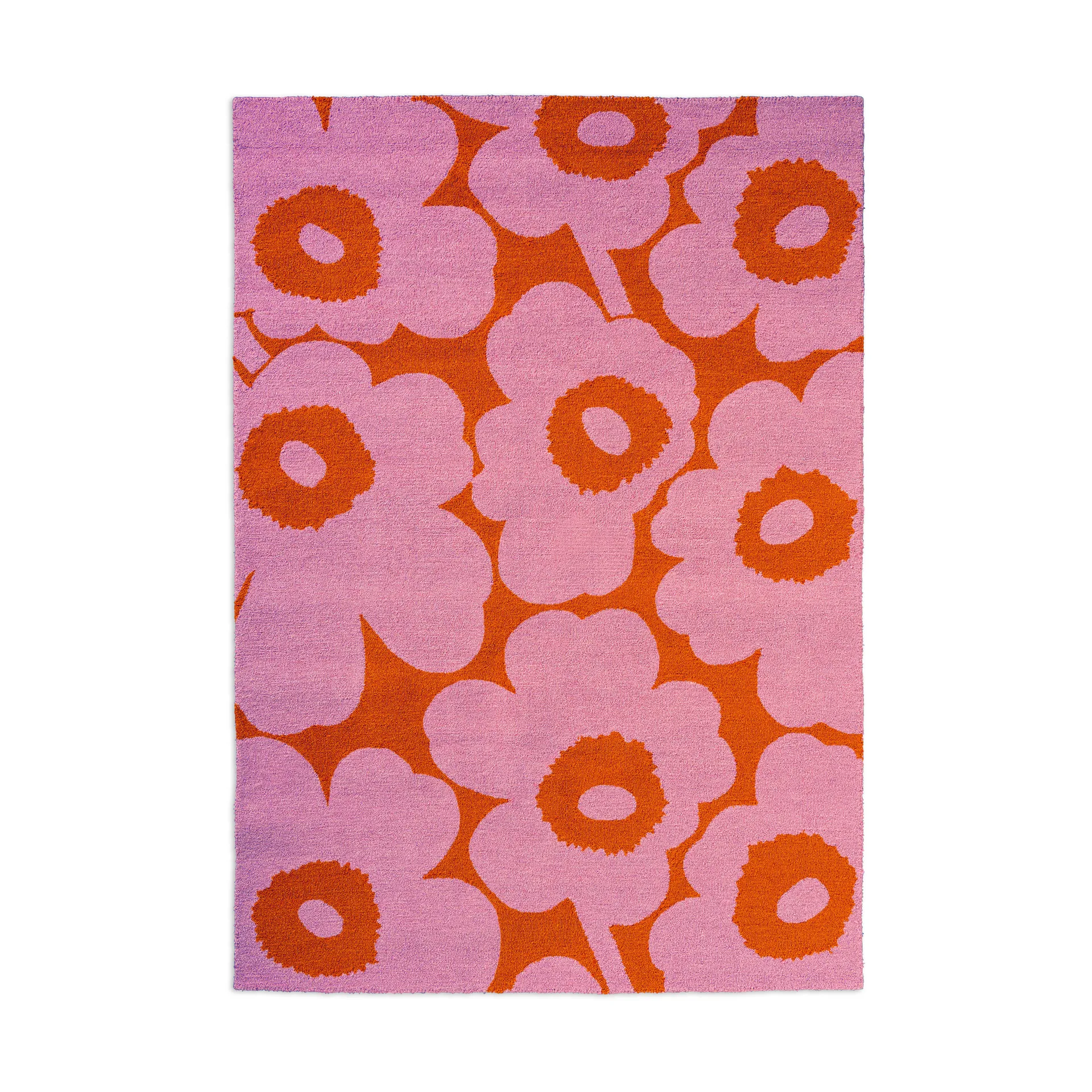 Dywan Unikko outdoor, Pink-orange, 250x350 cm Marimekko