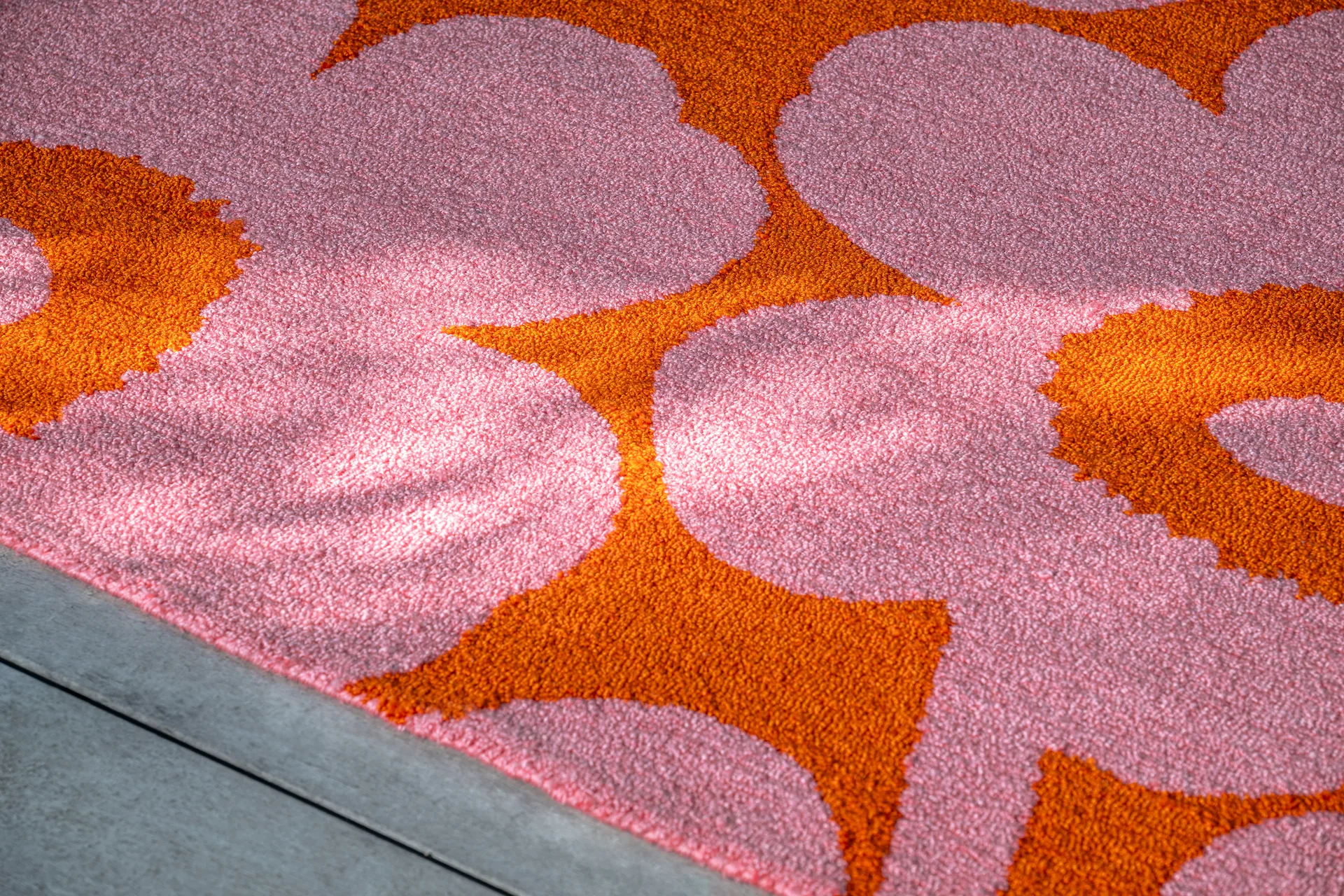 Dywan Unikko outdoor, Pink-orange, 250x350 cm Marimekko