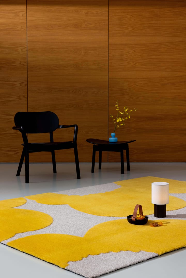 Dywan wełniany Iso Unikko, Yellow, 140x200 cm Marimekko