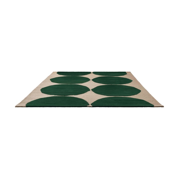 Dywan wełniany Isot Kivet - Green, 140x200 cm - Marimekko