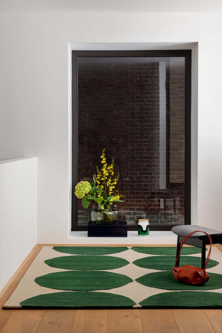 Dywan wełniany Isot Kivet, Green, 170x240 cm Marimekko
