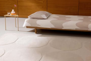 Dywan wełniany Isot Kivet - Natural White, 140x200 cm - Marimekko