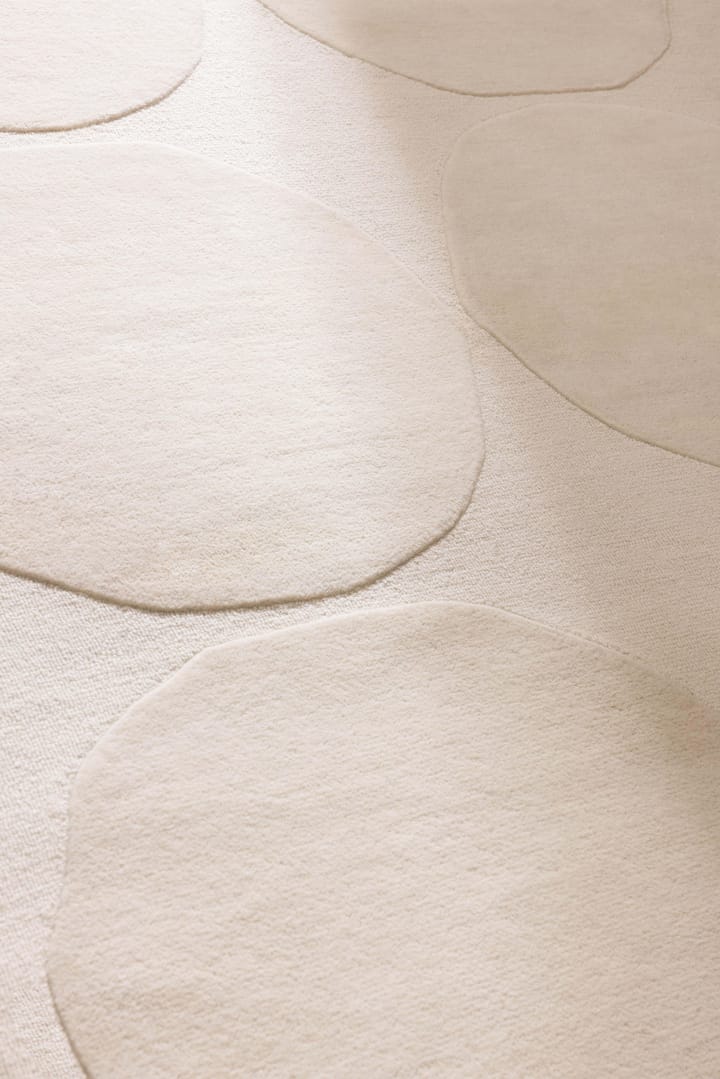 Dywan wełniany Isot Kivet - Natural White, 200x280 cm - Marimekko