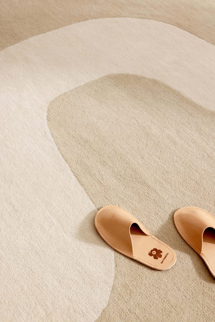 Dywan wełniany Seireeni, Warm Beige, 140x200 cm Marimekko
