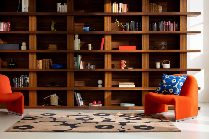 Dywan wełniany Unikko, Beige, 250x350 cm Marimekko