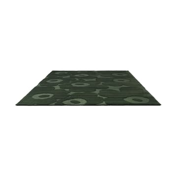 Dywan wełniany Unikko - Dark Green, 170x240 cm - Marimekko