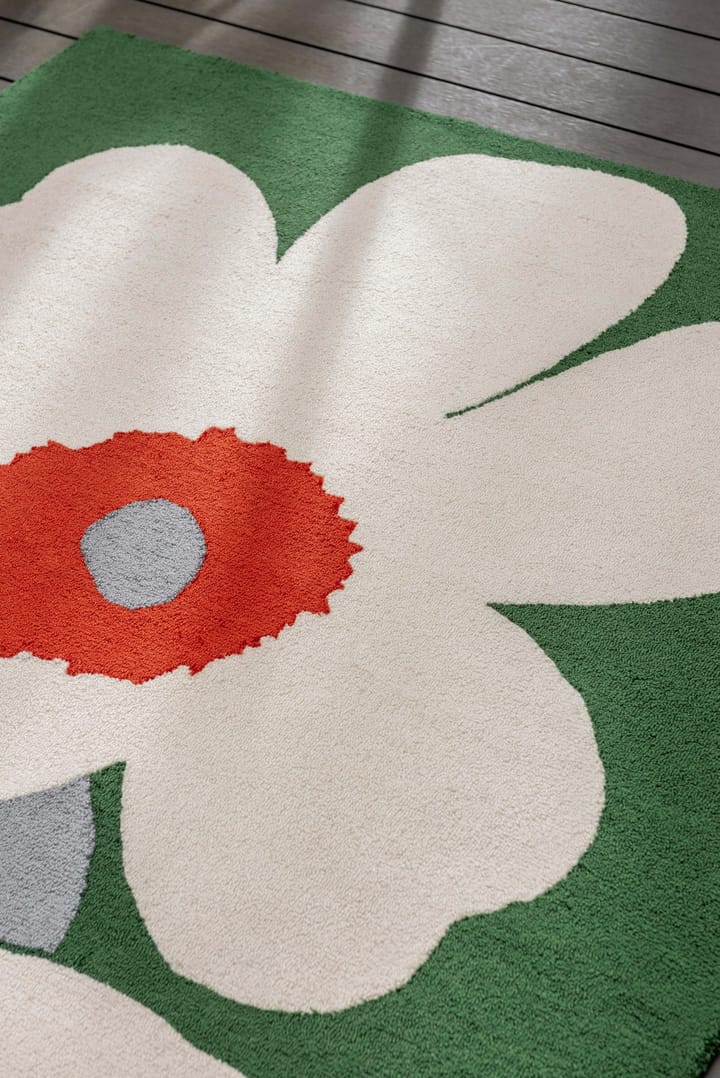 Dywan z tworzywa sztucznego Unikko 60-lecie, 200x280 cm Marimekko
