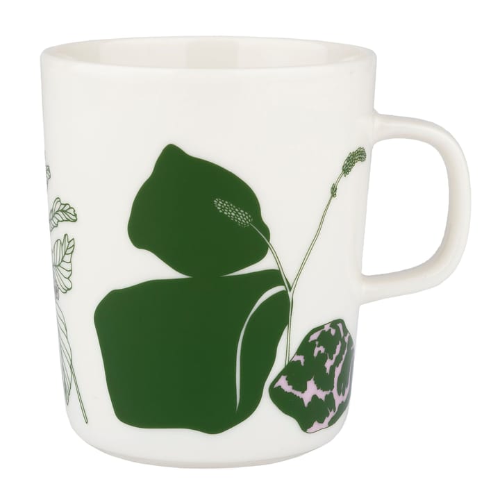 Elokuun Varjot kubek 25 cl - Biało-zielono-różowy - Marimekko