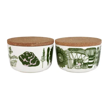 Elokuun Varjot miska 250 ml, 2‑pak

 - Biały-zielony-różowy - Marimekko
