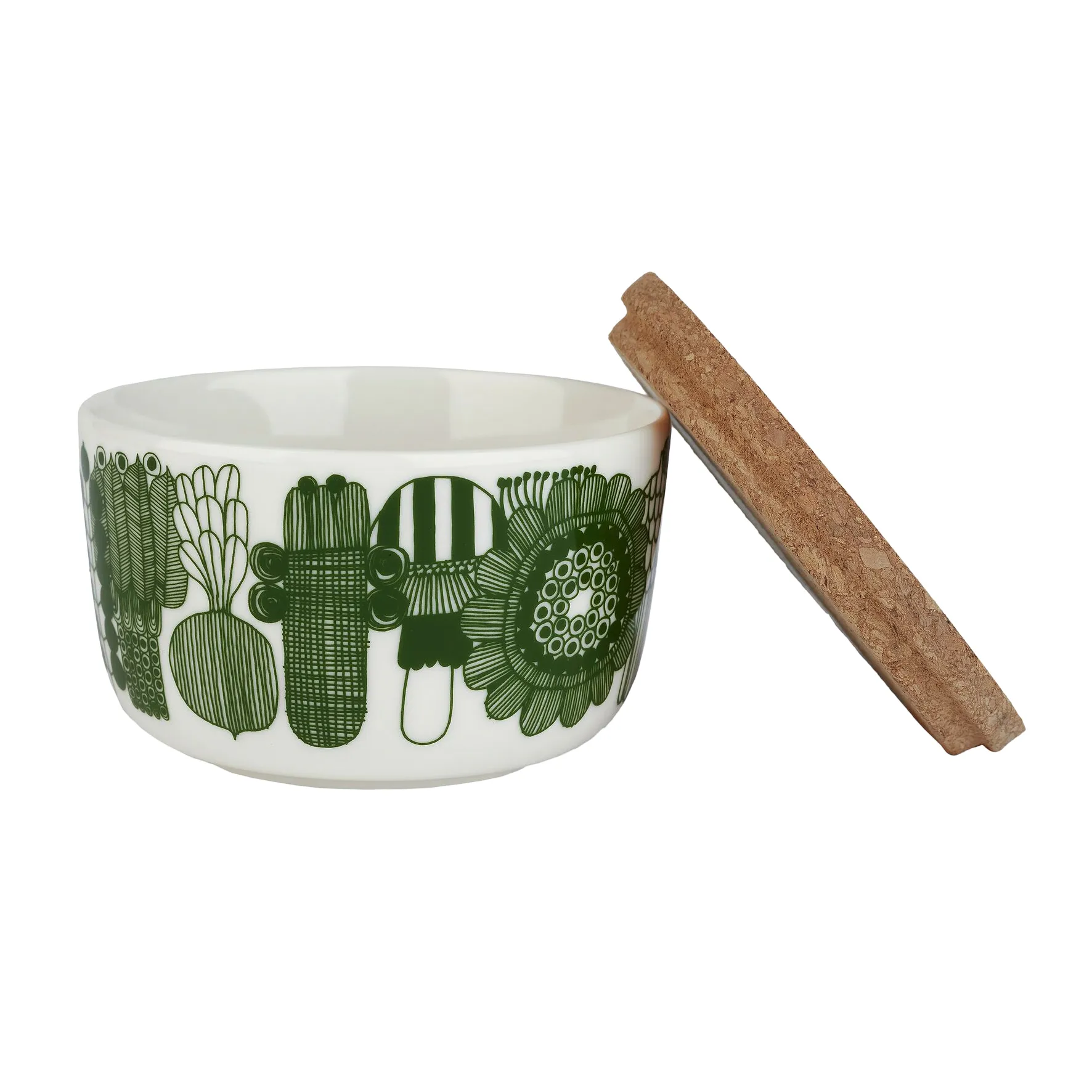 Elokuun Varjot miska 250 ml, 2‑pak

, Biały-zielony-różowy Marimekko