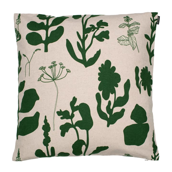 Elokuun Varjot poszewka na poduszkę 50x50 cm - Zielono-beżowy - Marimekko
