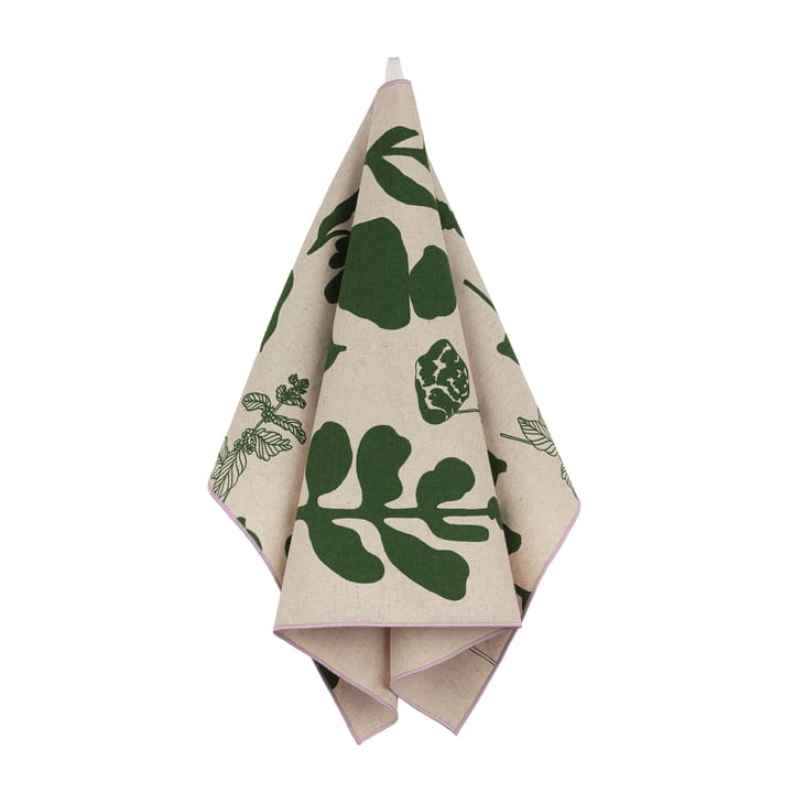 Elokuun Varjot ręcznik kuchenny 47x70 cm - Zielono-beżowy - Marimekko