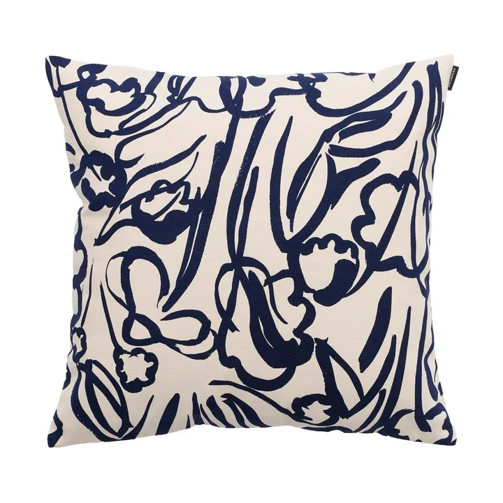 Ensikukat poszewka na poduszkę - Off-white – ciemnoniebieski - Marimekko