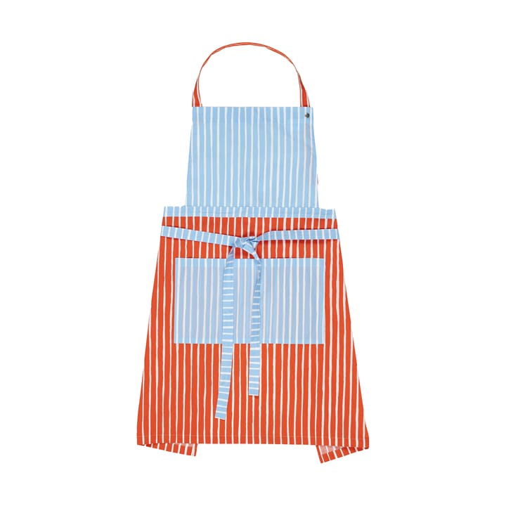 Fartuch Piccolo - White-tomato red-light blue - Marimekko