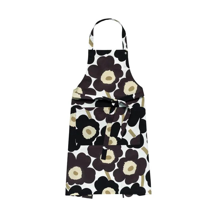 Fartuch Pieni Unikko - White-dark grey-beige - Marimekko