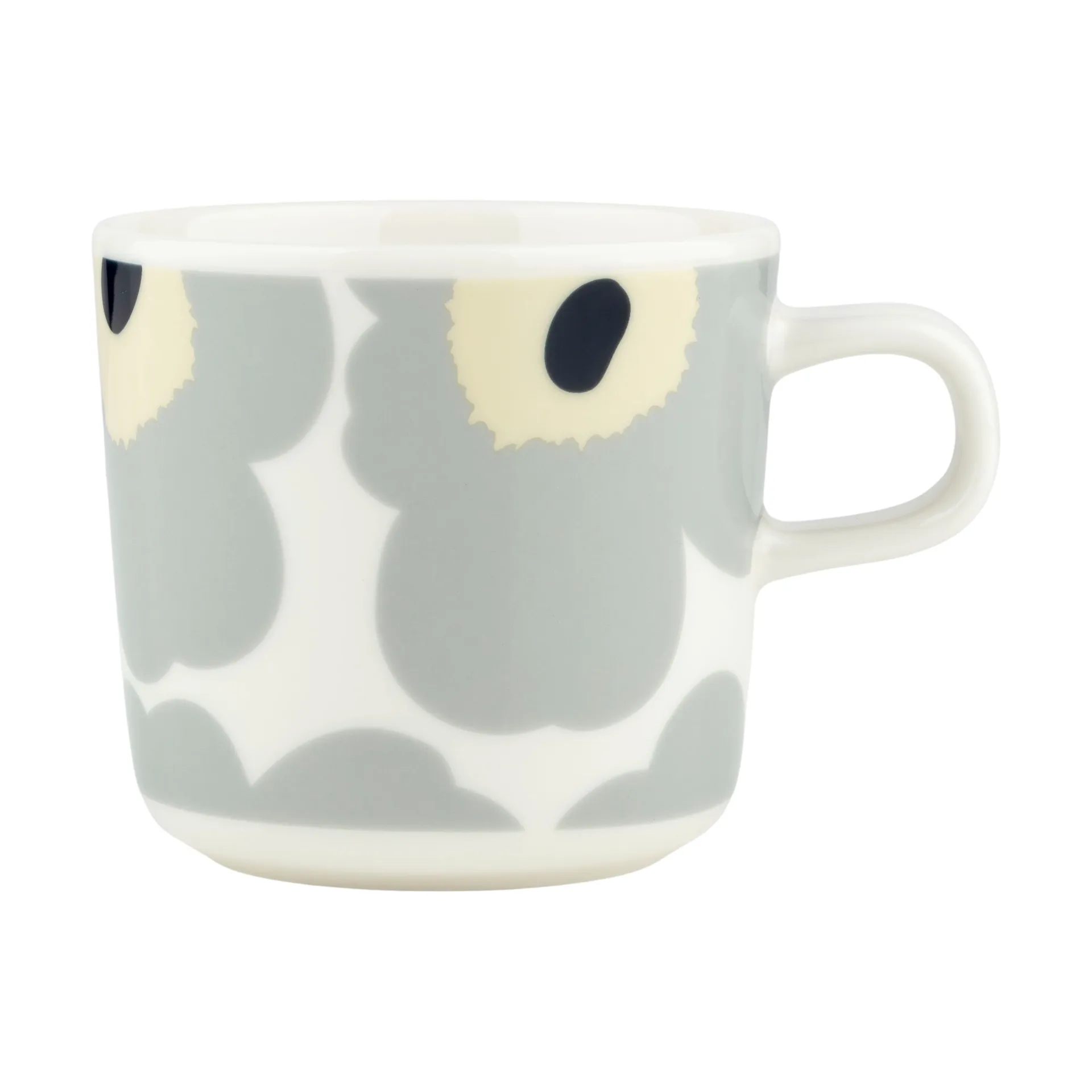 Filiżanka Unikko 200 ml, White-light grey-sand-dark blue Marimekko