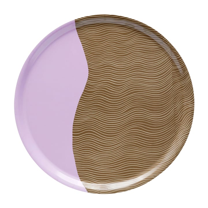 Gabriel Näkki taca Ø46 cm - Różowo-brązowy - Marimekko