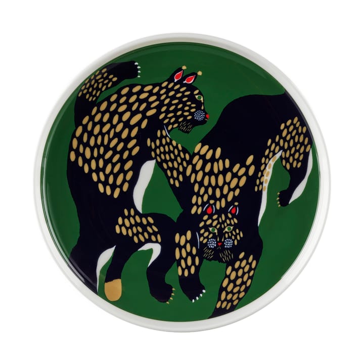 Ilves talerz Ø20 cm - White-green-dark blue - Marimekko