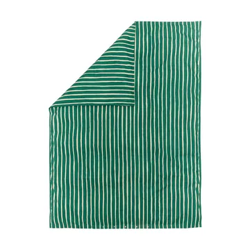 Iso Piccolo poszwa na kołdrę - Off white-emerald - Marimekko