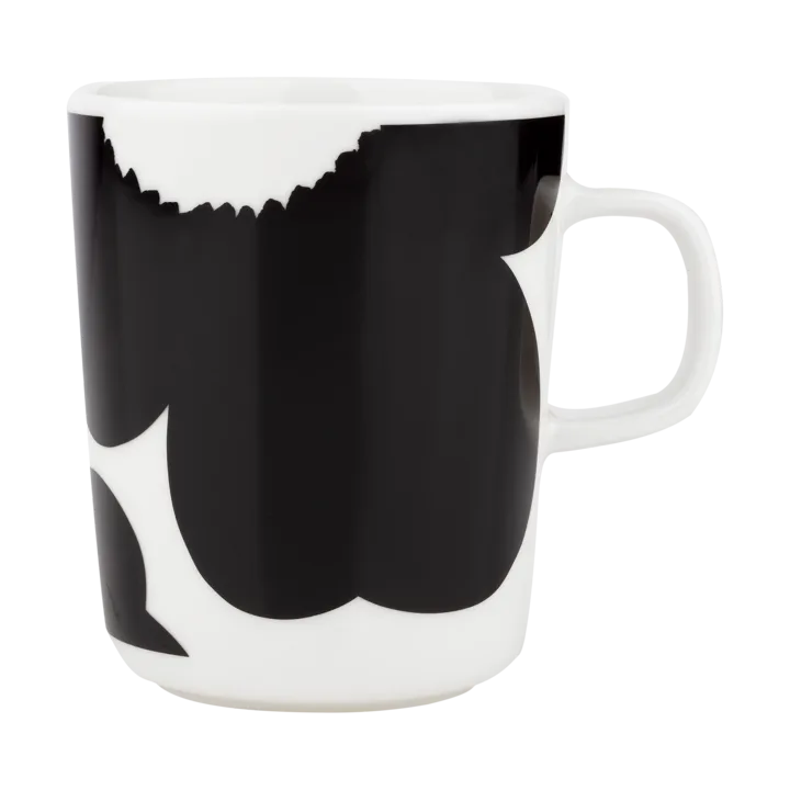 Iso Unikko kubek 250 ml - White-black - Marimekko