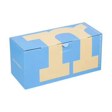 Juhla Unikko kubek 250 ml 2‑pak - White-light blue-sand-orange red - Marimekko