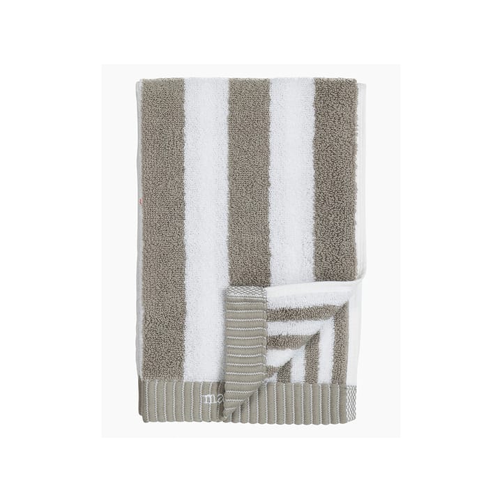 Kaksi Raitaa ręcznik white-grey - 30x50 cm - Marimekko