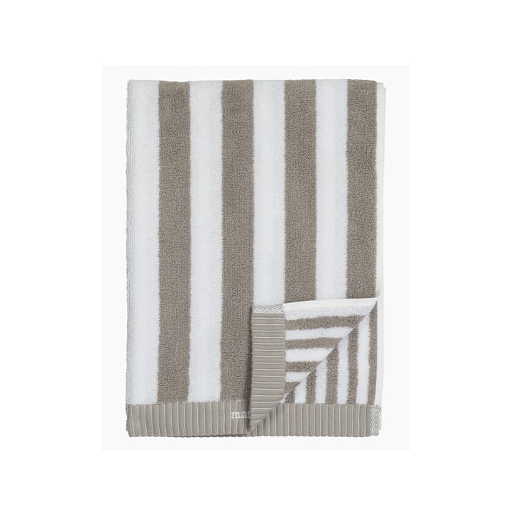 Kaksi Raitaa ręcznik white-grey - 50x70 cm - Marimekko