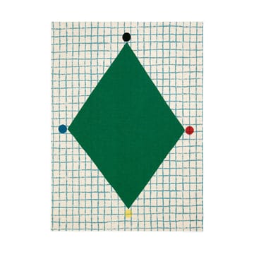 Kalendi & Losange ręcznik kuchenny 43x60 cm 2 szt. - Cotton-red-green - Marimekko