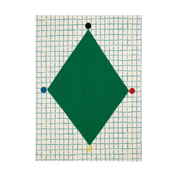 Kalendi & Losange ręcznik kuchenny 43x60 cm 2 szt., Cotton-red-green Marimekko