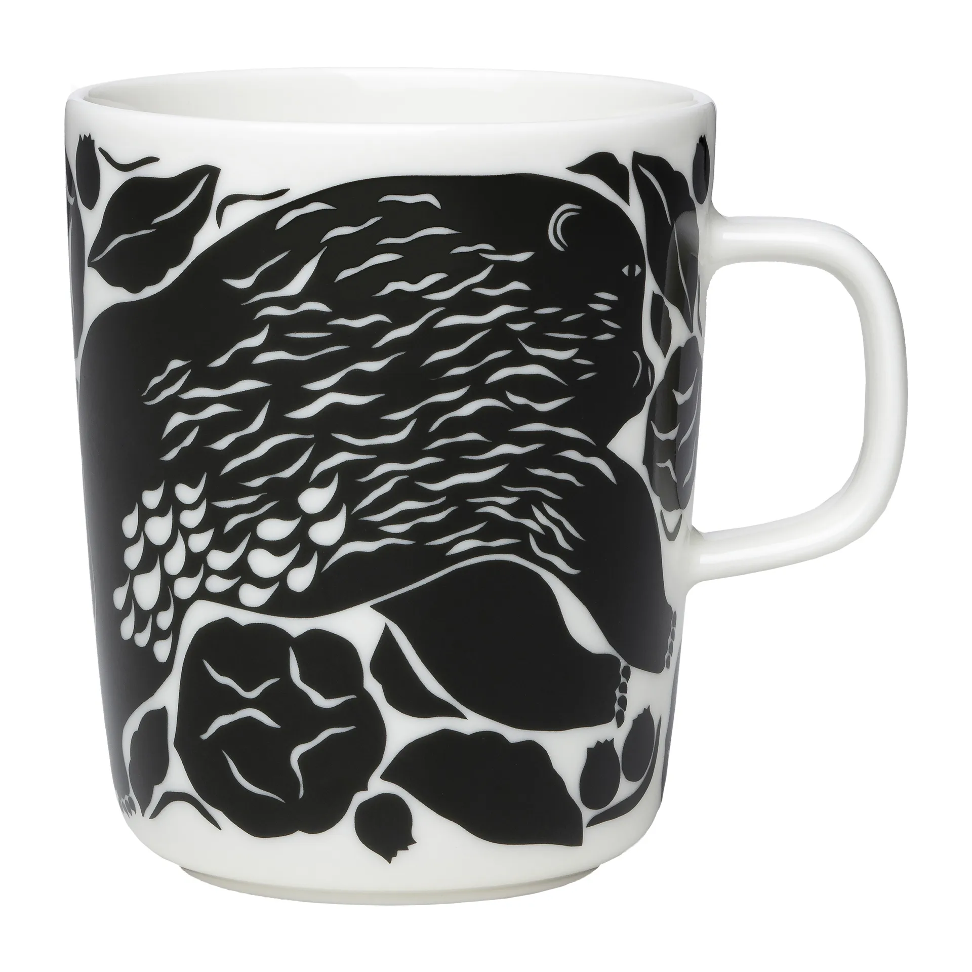 Karhuemo kubek 250 ml, Biały-ciemnozielony Marimekko