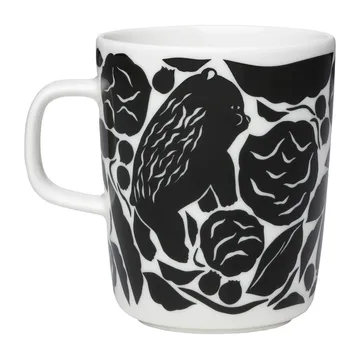 Karhuemo kubek 250 ml - Biały-ciemnozielony - Marimekko