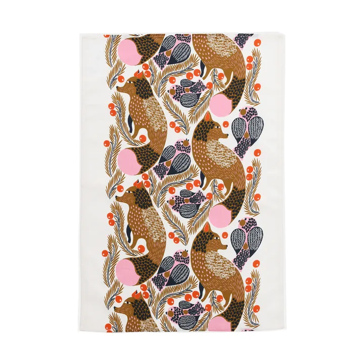 Ketunmarja ręcznik kuchenny 47x70 cm - White-multicolour - Marimekko