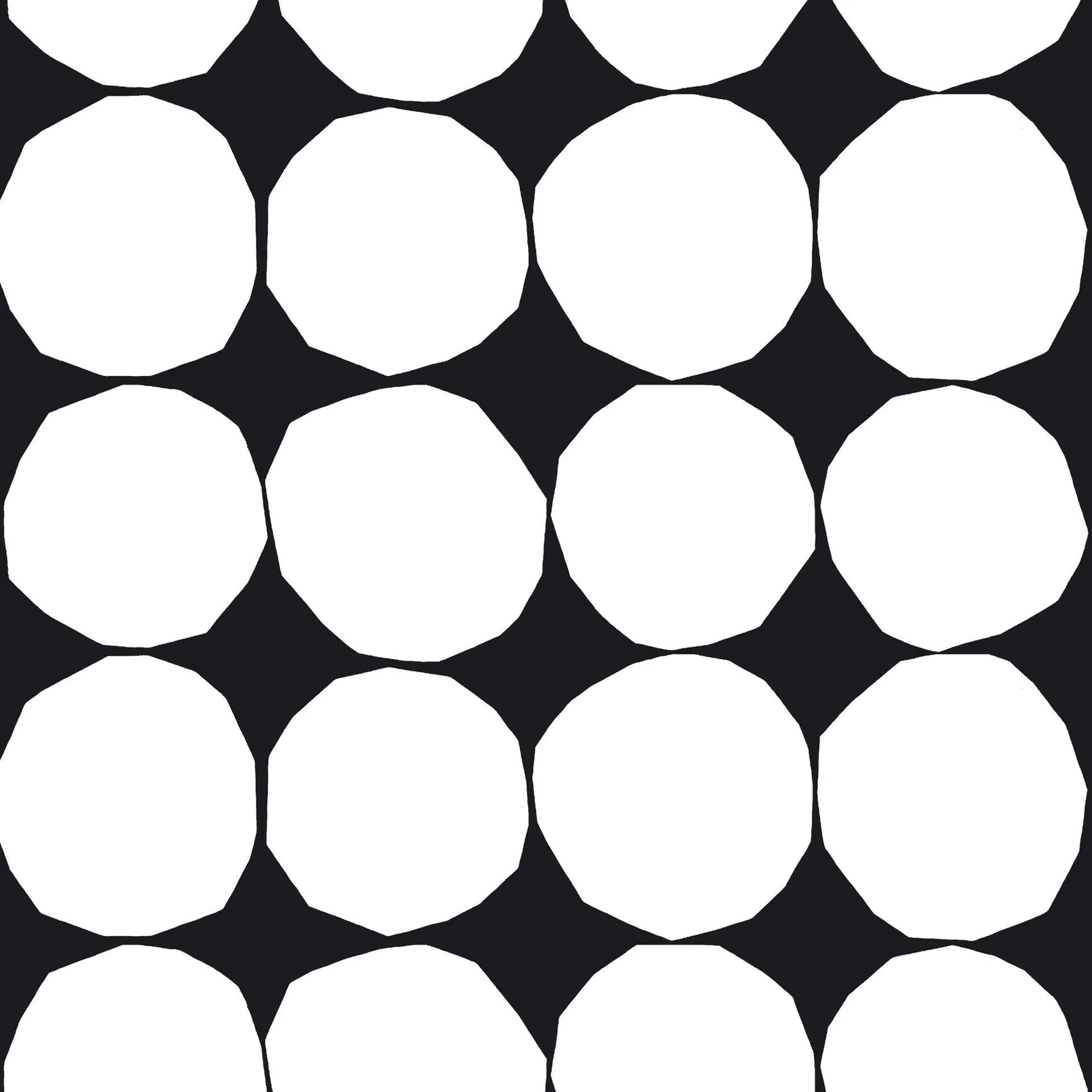 Kivet tkanina, biały Marimekko