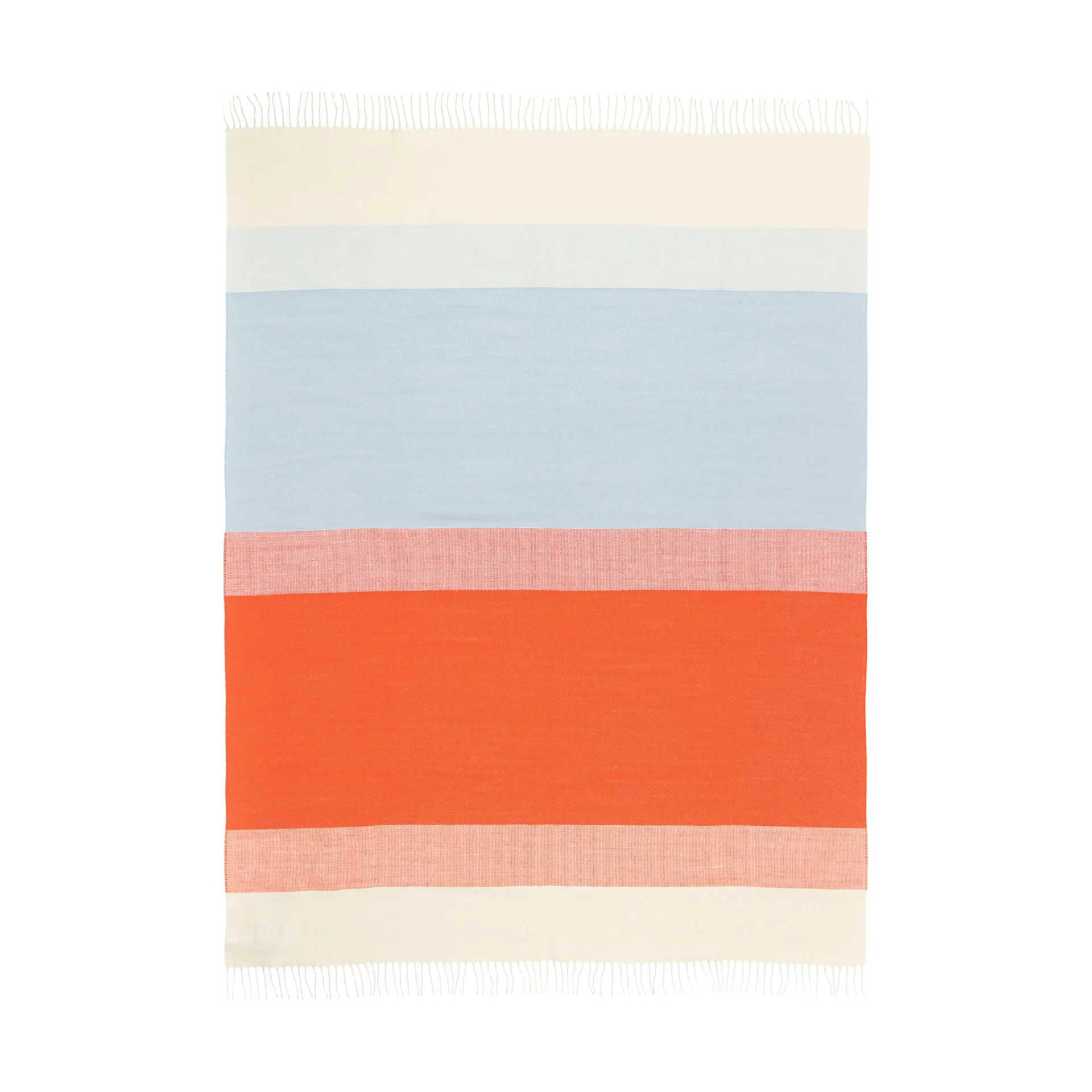 Koc Hennika 120x180 cm, Orange-white-Light blue Marimekko