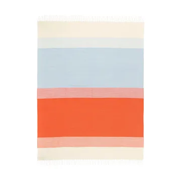 Koc Hennika 120x180 cm - Orange-white-Light blue - Marimekko