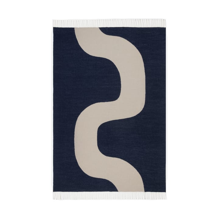 Koc Seireeni 130x180 cm - Off white-dark blue - Marimekko