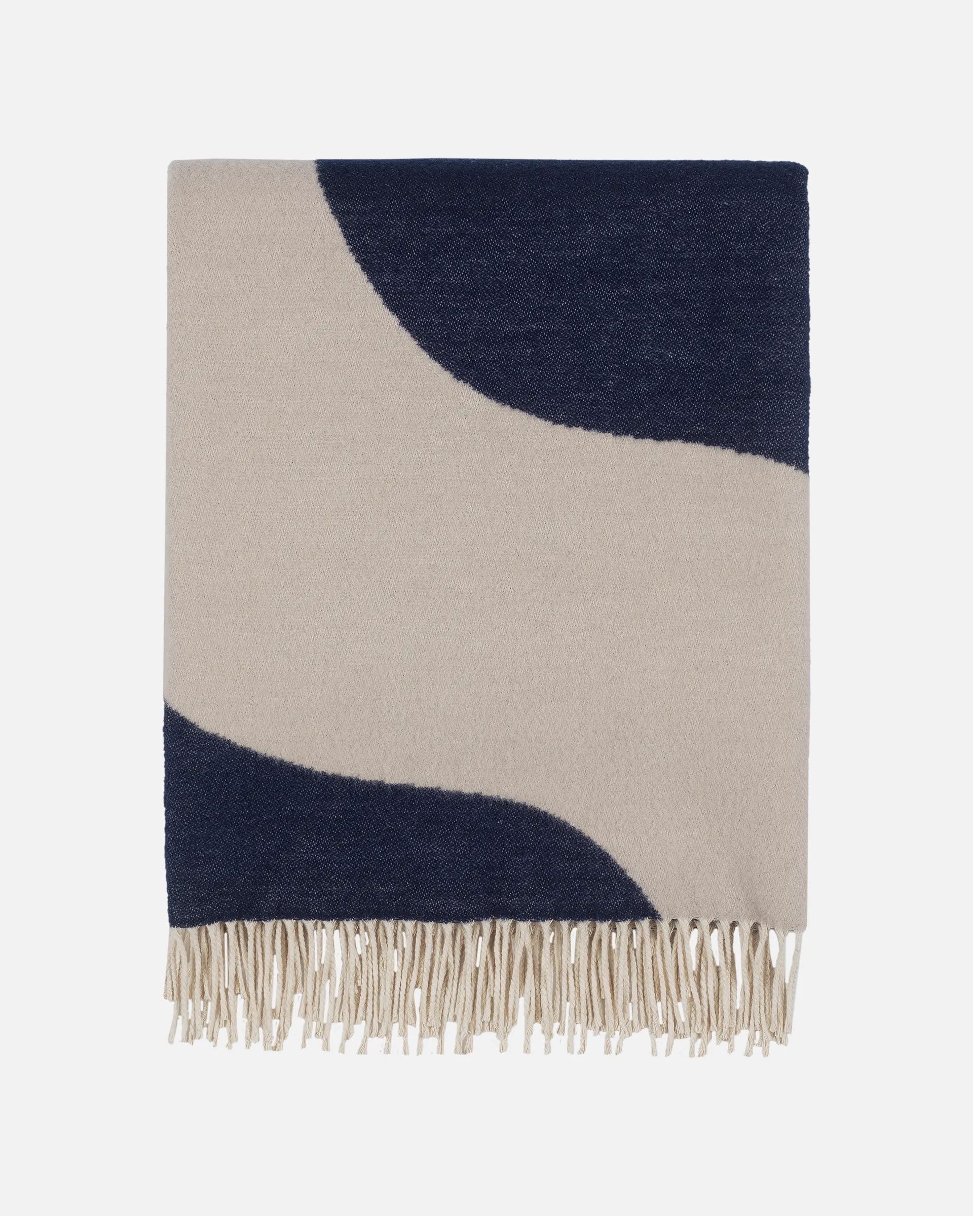 Koc Seireeni 130x180 cm, Off white-dark blue Marimekko