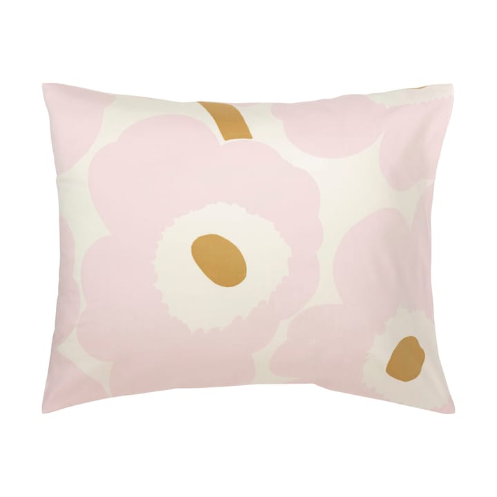 Komplet pościeli Unikko 150x210 cm+50x60 cm, White-light pink-beige Marimekko