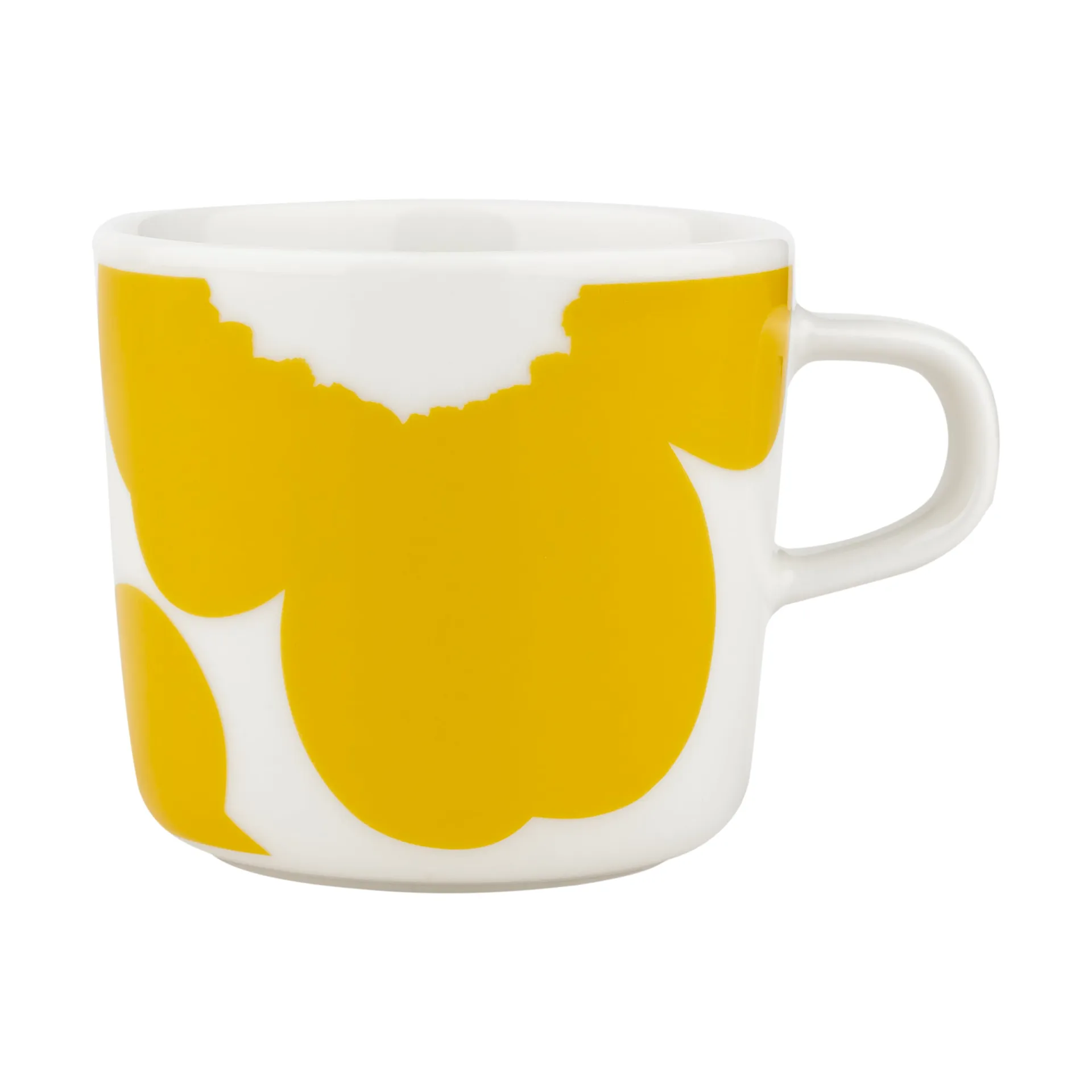Kubek Iso Unikko 20 cl, White-spring yellow Marimekko