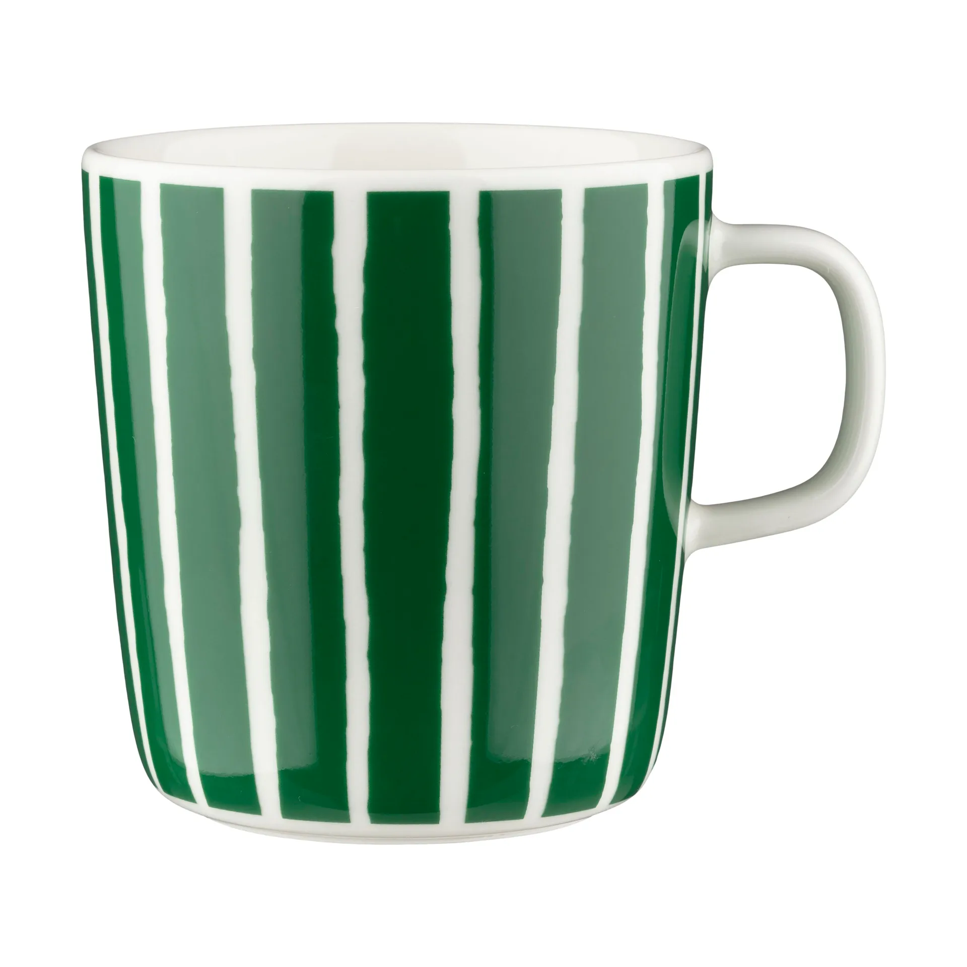 Kubek Oiva Piccolo 40 cl, Green-White Marimekko