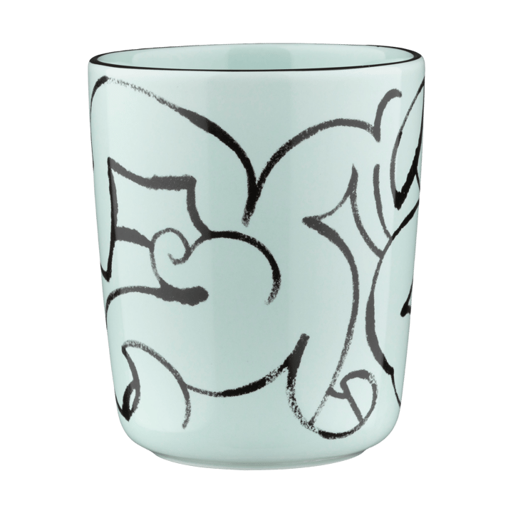 Kubek Pistilla 25 cl - Mint-black - Marimekko