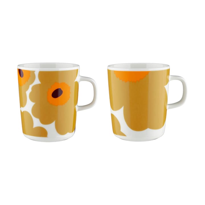 Kubek Unikko 2,5 dl 2 szt. - Biały - Marimekko