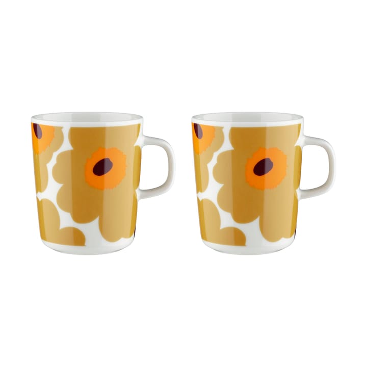 Kubek Unikko 2,5 dl 2 szt. - Biały - Marimekko