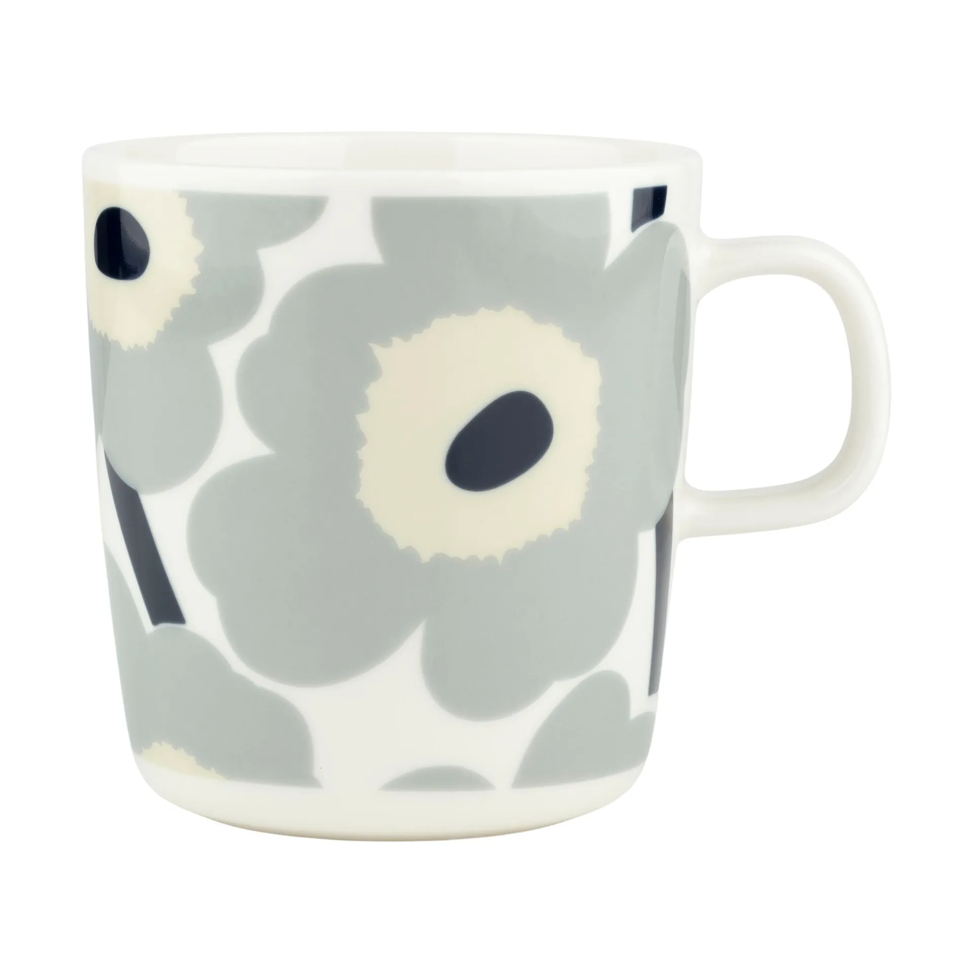 Kubek Unikko 400 ml, White-light grey-sand-dark blue Marimekko