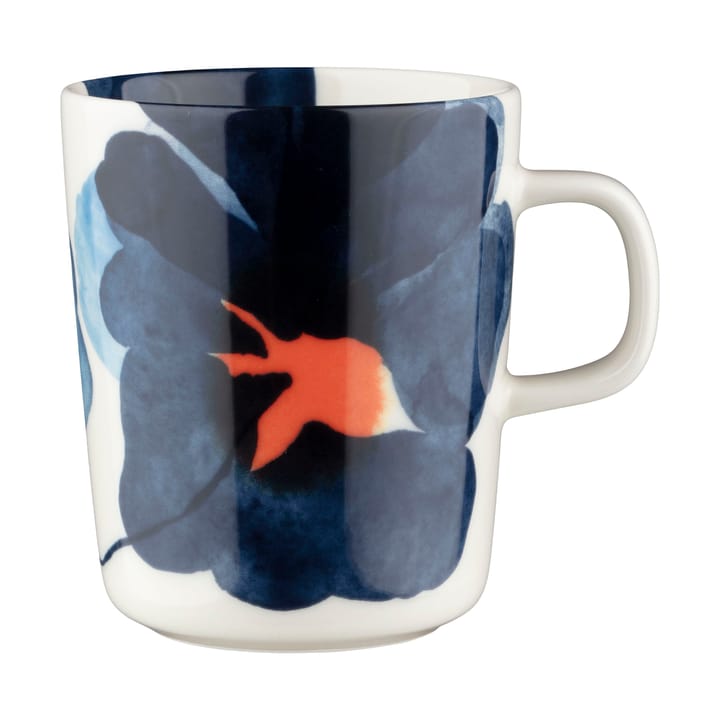 Kubek Valssi 250 ml, White-dark blue-orange Marimekko