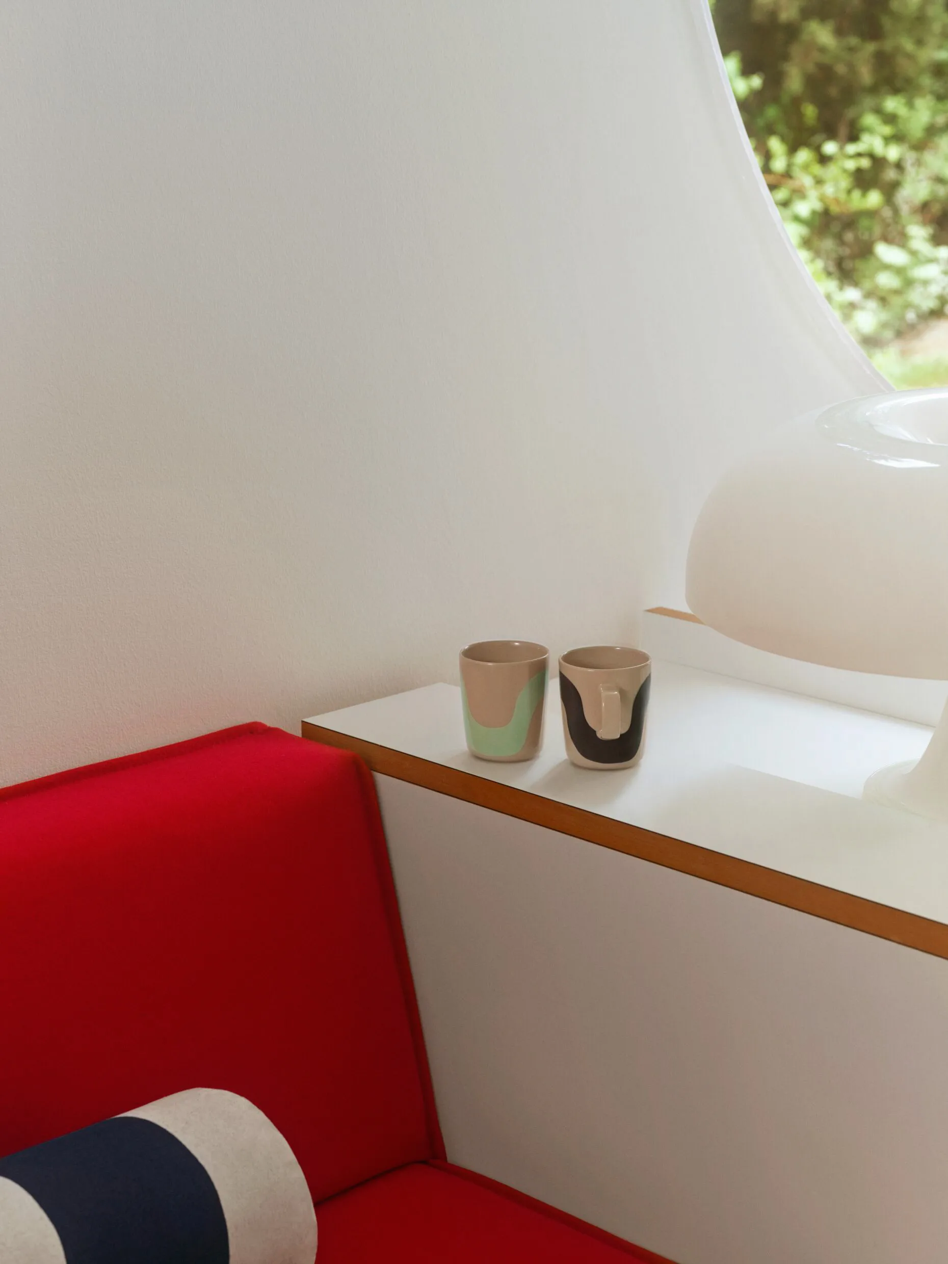 Kubki Seireeni 250 ml 2-pak, Terra-granatowy-miętowy Marimekko