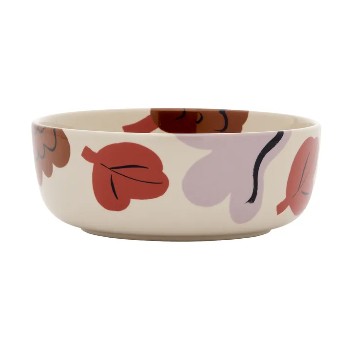 Kukasta Kukkaan miska - Stoneware-plum-bronze-terracotta, 400 ml - Marimekko