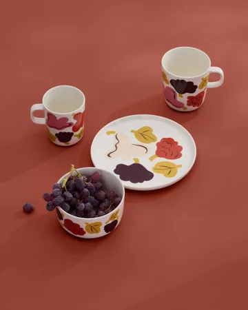 Kukasta Kukkaan miska - White-pink-terrac-plum, 50 cl - Marimekko