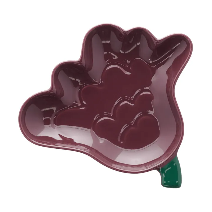 Kukasta Kukkaan talerzyk deserowy - Śliwkowo-zielony, 15 cm - Marimekko